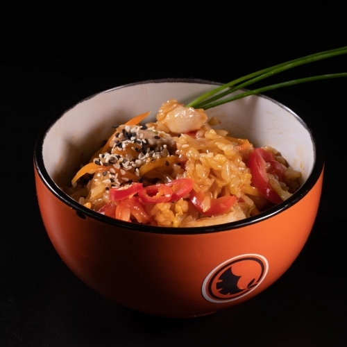 Wok с рисом и курицей Wok с рисом и курицей