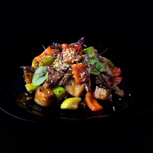 Соте из говядины с овощами Соте из говядины с овощами