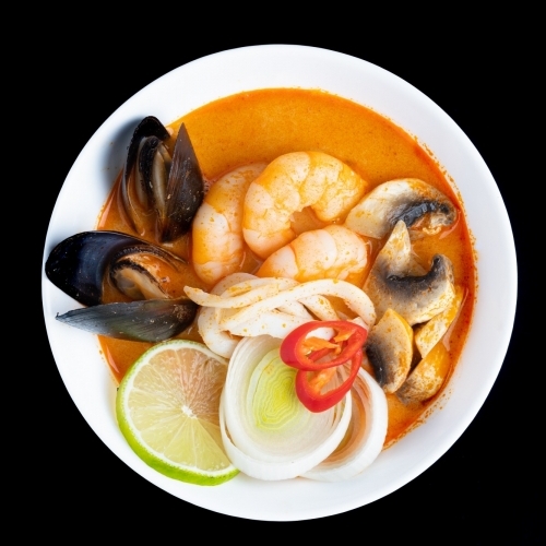 Том-Ям с морепродуктами Том-Ям с морепродуктами